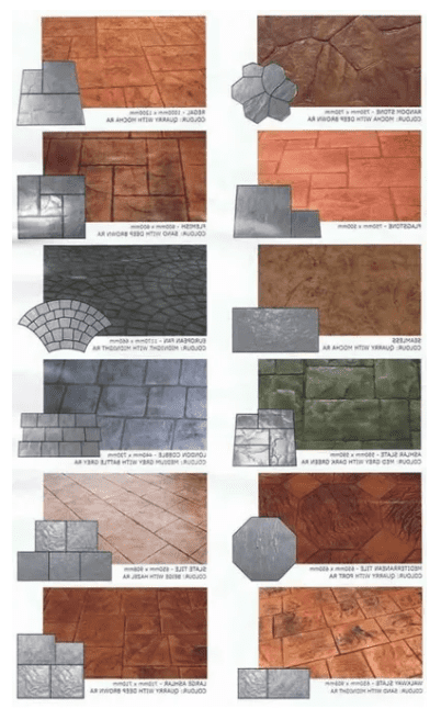 28+ Stamped Concrete Patterns And Colors - MeghanMurdo
