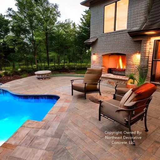 When Can I Put Patio Furniture On New Stamped Concrete Slab?